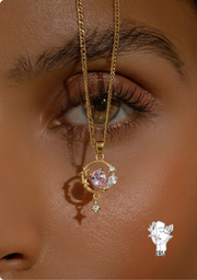 Galaxy star necklace