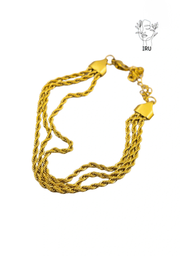 Triple Twisted 2mm Bracelet