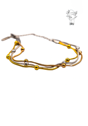 Triple Mouse Tail Beaded Bracelet