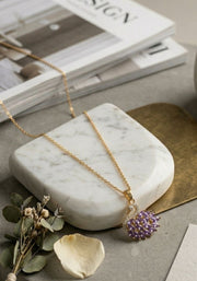 Swarovski gold plated necklace