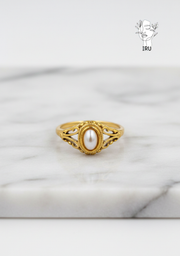 White Stone Ring