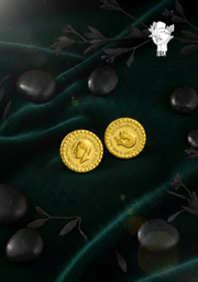 King George Coin Earrings