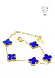 Van Cleef Blue Shell Bracelet