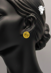 King George Coin Earrings