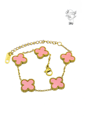 Van Cleef Pink Shell Bracelet