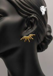 Small Half-Sun Earrings