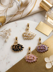 Swarovski gold plated necklace