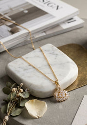 Swarovski gold plated necklace