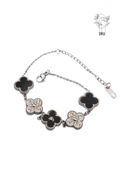 Van Cleef X Black Shell Stones Bracelet