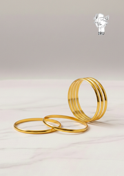 Kimak “Bombay” Closed Bangle 5mm (Gold)