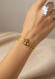 Crescent and Hand Bangle