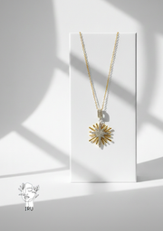 Star necklace, stones