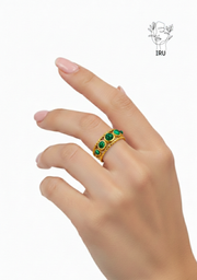 Green Emerald Ring