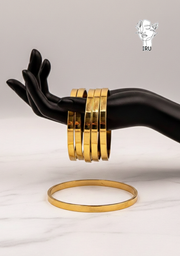 Smooth Closed Bangles 4mm