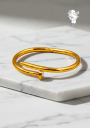 Wide Cartier nail Bangle