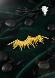 Large Half-Sun Earrings