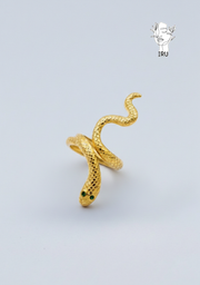 Snake Ring with Stones