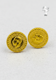 King George Coin Earrings