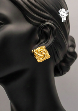 Faceted Rhombus Earrings