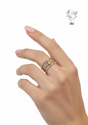 Four-Ray Sun Ring