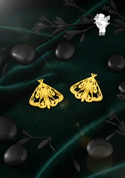 Laser-Cut Butterfly Earrings