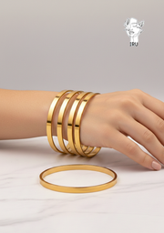 Smooth Closed Bangles 4mm