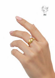 Shell and Pearl ring
