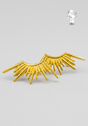 Large Half-Sun Earrings