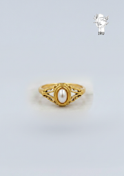 White Stone Ring