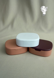 Square plastic jewelry organizer with mirror