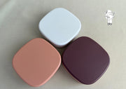 Square plastic jewelry organizer with mirror