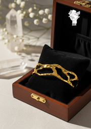 Irregular Hollow-Shape Bangle