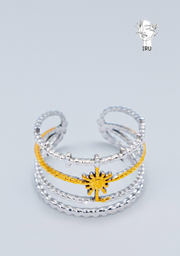 Four-Ray Sun Ring