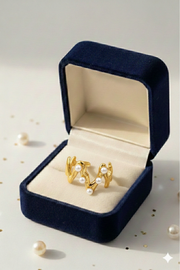 Zigzag Pearl ring
