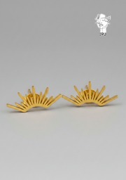 Small Half-Sun Earrings