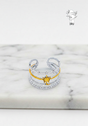 Four-Ray Sun Ring