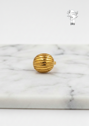 Faceted Teardrop Ring