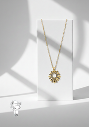 Sun necklace, stones